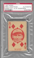Fred Lindstrom [8 of Diamonds] Baseball Cards 1927 W560 Hand Cut Prices
