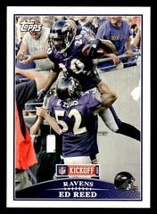 Ed Reed #39 Football Cards 2009 Topps Kickoff Prices