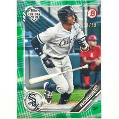 Luis Robert [Green Festive] #TH-LR Baseball Cards 2019 Topps Holiday Bowman Prices