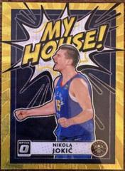 Nikola Jokic [Gold Wave] Basketball Cards 2020 Panini Donruss Optic My House Prices