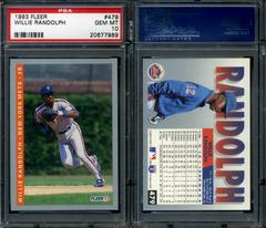 Willie Randolph #479 Baseball Cards 1993 Fleer Prices