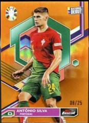 Antonio Silva [Orange Refractor] #68 Soccer Cards 2023 Topps Finest Road to UEFA EURO Prices