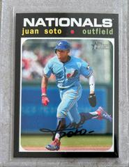 Juan Soto [Throwback] #403 Baseball Cards 2020 Topps Heritage Prices