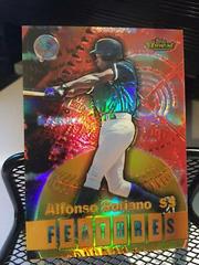 A. Soriano, N. Johnson [Gold Refractor] #131 Baseball Cards 2000 Finest Prices