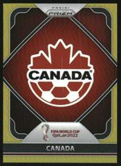 Canada [Gold] Soccer Cards 2022 Panini Prizm World Cup Team Badges Prices