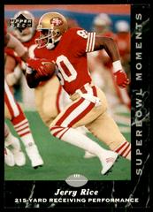 Jerry Rice Football Cards 1993 Upper Deck NFL Experience Prices