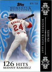Manny Ramirez [Blue] #118 Baseball Cards 2008 Topps Moments & Milestones Prices