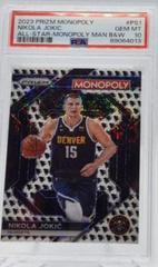 Nikola Jokic [Monopoly Man Black White] #PS1 Basketball Cards 2023 Panini Prizm Monopoly All-Star Prices