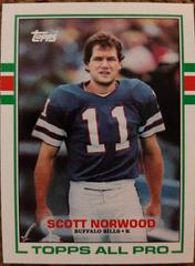 Scott Norwood Football Cards 1989 Topps Prices
