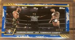 Karrion Kross def. Tommaso Ciampa [Blue] #37 Wrestling Cards 2021 Topps WWE NXT Prices