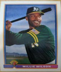 WIllie Wilson #230 Baseball Cards 1991 Bowman Prices