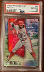 Jo Adell [Red Refractor] #89 Baseball Cards 2021 Bowman’s Best Prices