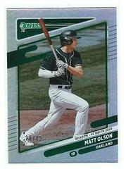 Matt Olson [Season Stat Line] Baseball Cards 2021 Panini Donruss Prices
