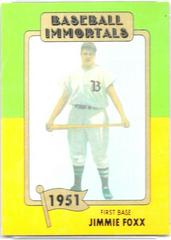 Jimmie Foxx #59 Baseball Cards 1980 Baseball Immortals Prices
