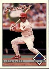 Ruben Amaro #18 Baseball Cards 1993 O Pee Chee Prices