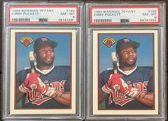 Kirby Puckett #162 Baseball Cards 1989 Bowman Tiffany Prices