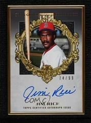 Jim Rice Baseball Cards 2022 Topps Gilded Collection Gold Framed Hall of Famer Autographs Prices