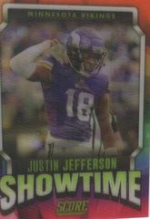 Justin Jefferson #ST-10 Football Cards 2023 Panini Score Showtime Prices