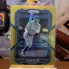 Babe Ruth [Gold] #2 Baseball Cards 2023 Panini Prizm Prices