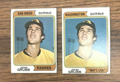 John Grubb [Washington] #32 Baseball Cards 1974 Topps Prices