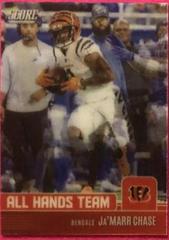Ja'Marr Chase #AH4 Football Cards 2022 Panini Score All Hands Team Prices