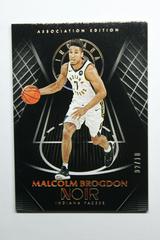 Malcolm Brogdon [Holo Gold] Basketball Cards 2019 Panini Noir Prices