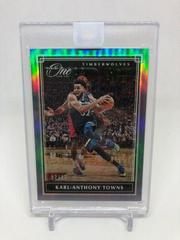 Karl Anthony Towns [Blue] Basketball Cards 2020 Panini One and One Prices