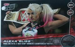 Alexa Bliss #135 Wrestling Cards 2017 Topps Now WWE Prices