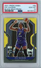 Kia Vaughn [Black Gold Prizm] #88 Basketball Cards 2021 Panini Prizm WNBA Prices