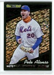 Pete Alonso [Black] #BG-16 Baseball Cards 2022 Topps Update Black Gold Prices
