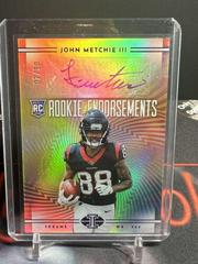John Metchie III [Purple] #RE-JM Football Cards 2022 Panini Illusions Rookie Endorsements Autographs Prices