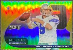 Tony Romo [Gold] #BTN-TRO Football Cards 2021 Panini Playoff Behind the Numbers Prices