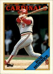 Bob Horner #50T Baseball Cards 1988 Topps Traded Prices