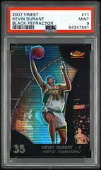 Kevin Durant [Black Refractor] Basketball Cards 2007 Finest Prices