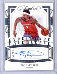 Bradley Beal #20 Basketball Cards 2022 Panini Flawless Excellence Signature Prices