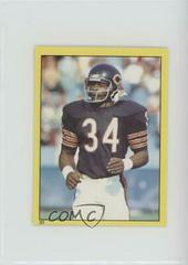 Walter Payton Football Cards 1982 Topps Stickers Prices