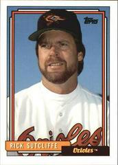 Rick Sutcliffe #113T Baseball Cards 1992 Topps Traded Prices