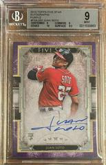 Juan Soto Baseball Cards 2018 Topps Five Star Autographs Prices