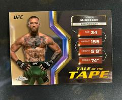 Conor McGregor #TFT-17 Ufc Cards 2024 Topps Chrome UFC Tale of the Tape Prices