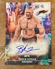Brock Lesnar #OA-BLS Ufc Cards 2021 Panini Chronicles UFC Origins Autographs Prices