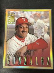 Juan Gonzalez [Gold Press Proof] Baseball Cards 1998 Donruss Prices