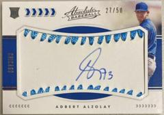 Adbert Alzolay [Material Signature Light Blue] #157 Baseball Cards 2020 Panini Absolute Prices