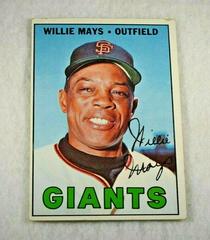 Willie Mays Baseball Cards 1967 Topps Prices