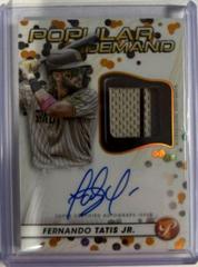 Fernando Tatis Jr. [Orange] Baseball Cards 2023 Topps Pristine Popular Demand Autograph Relic Prices
