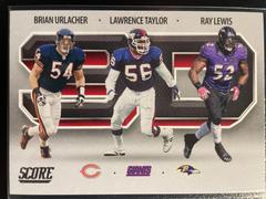 Brian Urlacher, Lawrence Taylor, Ray Lewis #3D2 Football Cards 2021 Panini Score 3D Prices