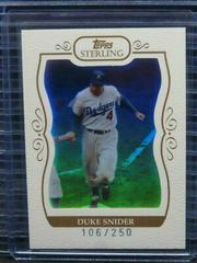 Duke Snider #47 Baseball Cards 2008 Topps Sterling Prices