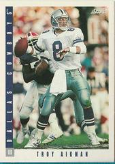 Troy Aikman Football Cards 1993 Panini Score Prices