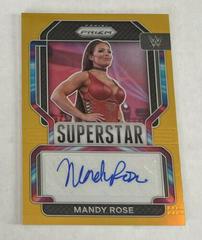 Mandy Rose [Gold Prizm] Wrestling Cards 2022 Panini Prizm WWE Superstar Autographs Prices
