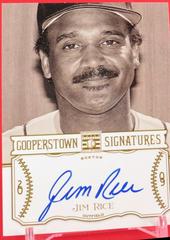 Jim Rice #HOF-JIM2 Baseball Cards 2013 Panini Cooperstown Signatures Prices