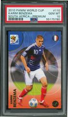 Karim Benzema #110 Soccer Cards 2010 Panini World Cup South Africa Premium Prices